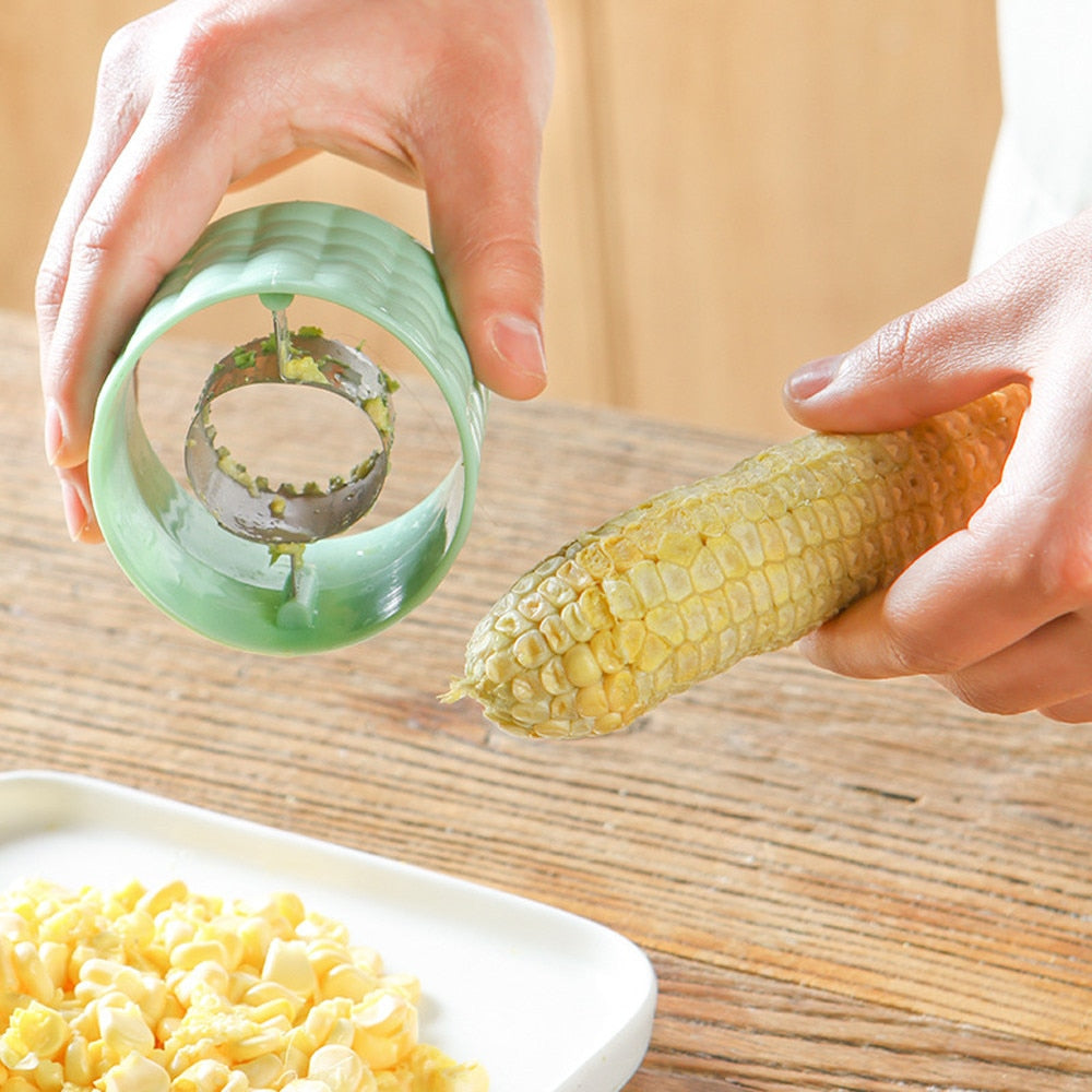 Corn Cob Peeler Cutter