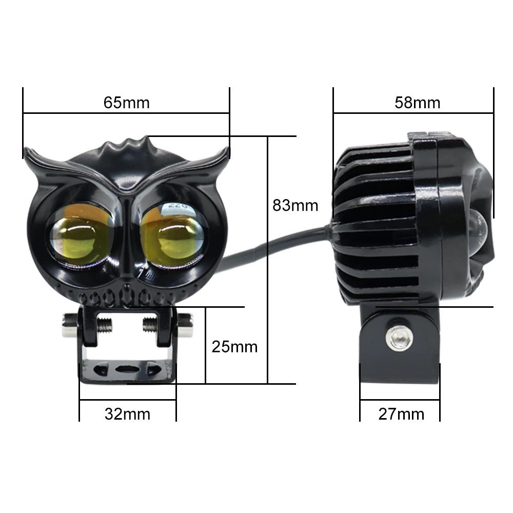 OWL Led For Motorcycles  Light Car Dual