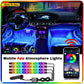 Car&Bikes RGB Atmosphere Light,  Foot Light - 4 pcs