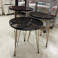 Black Gold nesting table