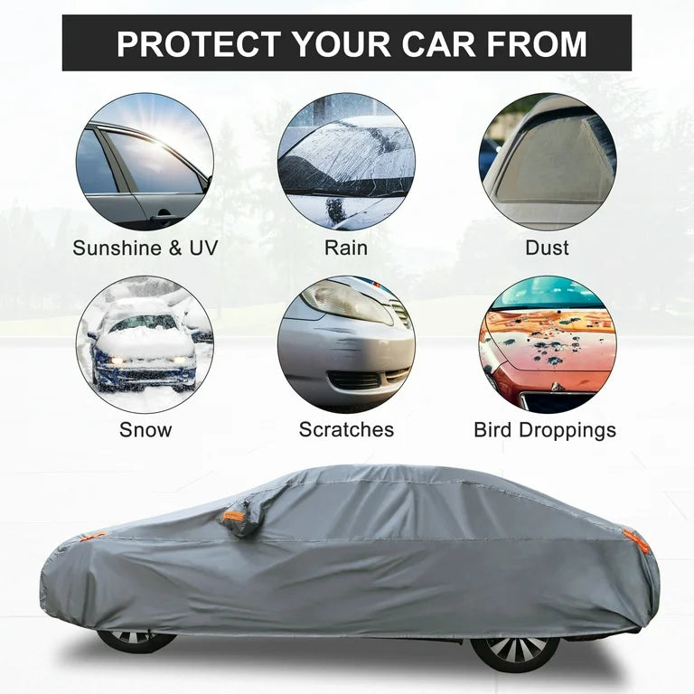 Waterproof Bike Top Cover with anti-theft Feature