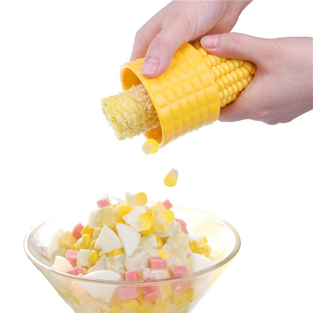 Corn Cob Peeler  Cutter