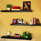 Brown Floating Shelves