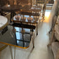 Square Black  table