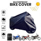 Waterproof Bike Top Cover with anti-theft Feature